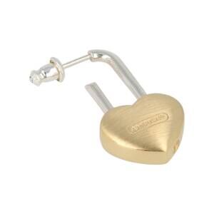 NEW AMBUSH women's small heart padlock single earrings in gold